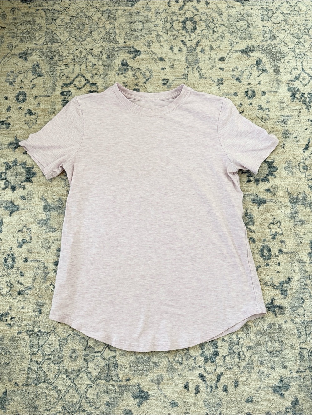 Lululemon Love Crewneck T-Shirt Heathered Light Pink